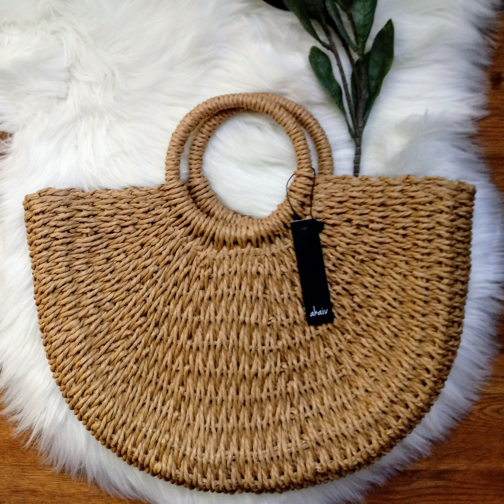 Rattan Purse